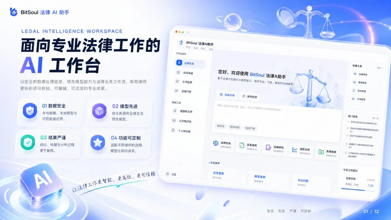 法律 AI 工作台总览